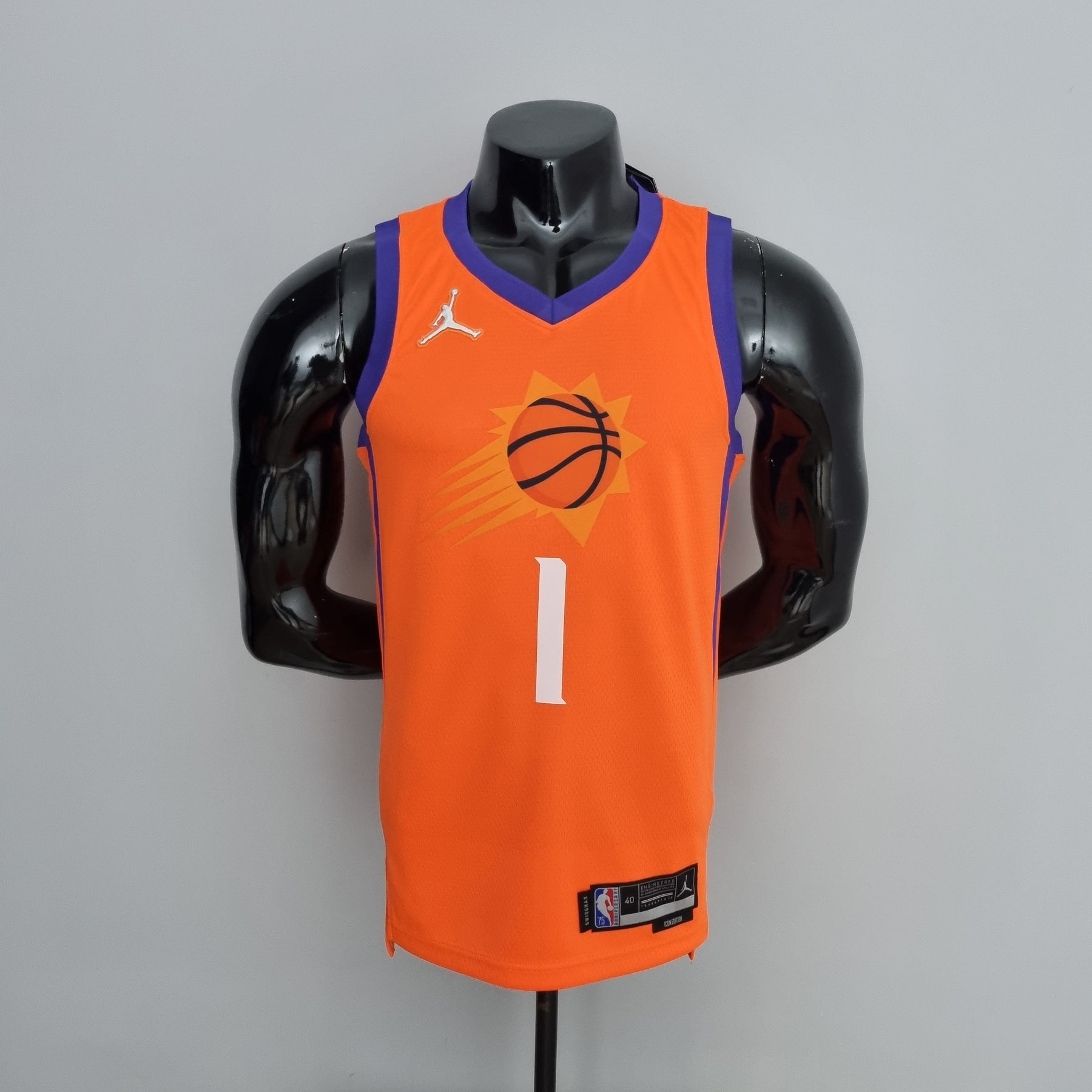 Regata NBA Phoenix Suns - Booker #1 Orange