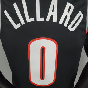 Regata NBA Portland Trail Blazers - Lillard #0 Black