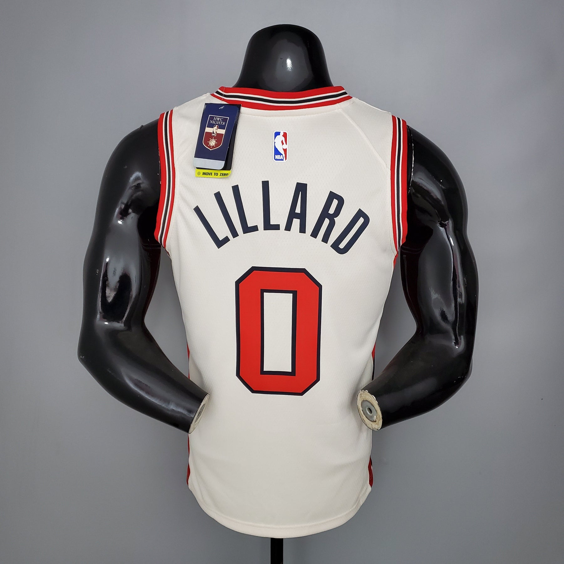 Regata NBA Portland Trail Blazers - Lillard #0 Bege