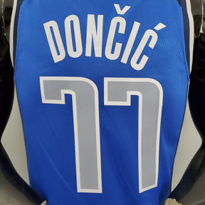 Regata NBA Dallas Mavericks - Doncic #77 Lone Ranger Blue