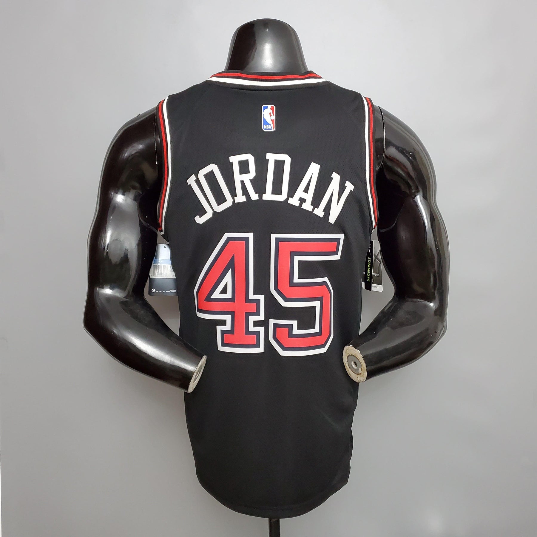 Regata NBA Chicago Bulls - Jordan #45 NCR Black