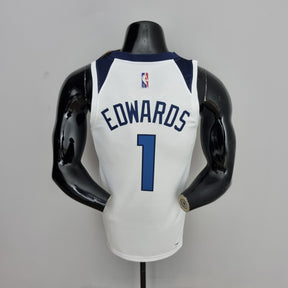 Regata NBA Minnesota Timberwolves - Edwards #1 White