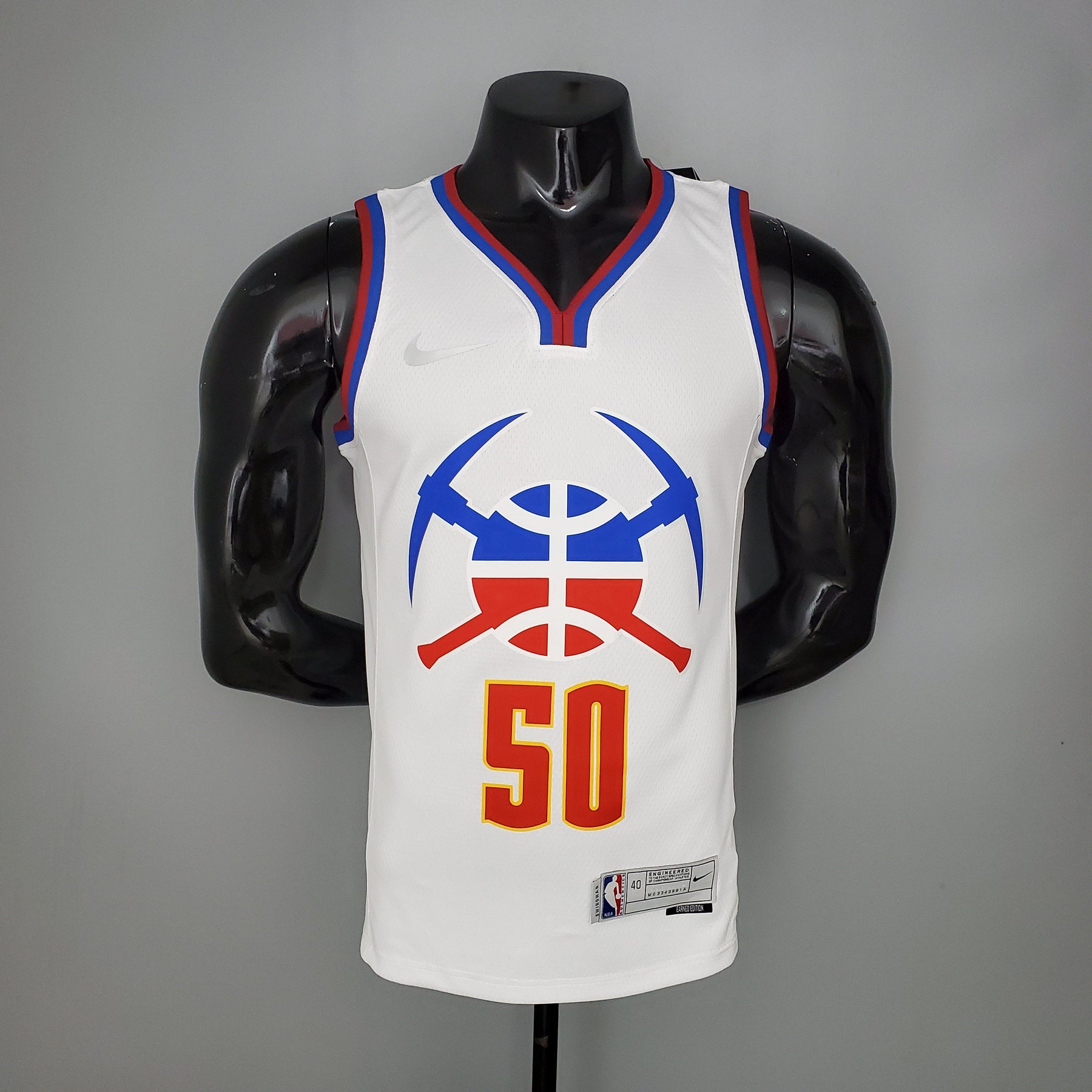 Regata NBA Denver Nuggets - Gordon #50 Bonus Edition White