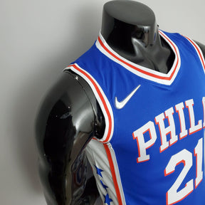 Regata NBA Philadelphia 76ers - Joel Embiid #21 Blue