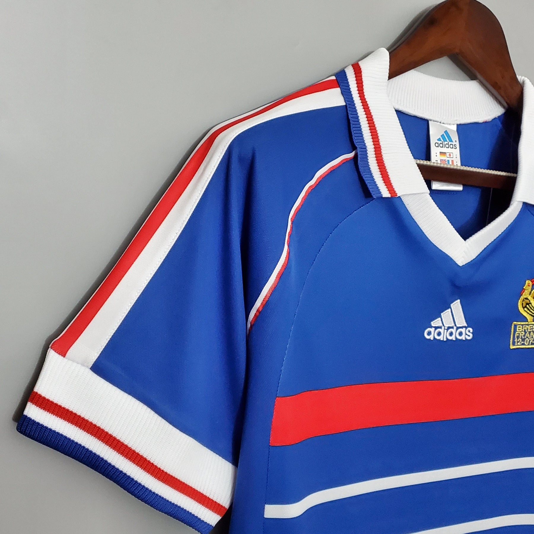 Camisa Retrô Seleção França 1998/98 Home - ResPeita Sports