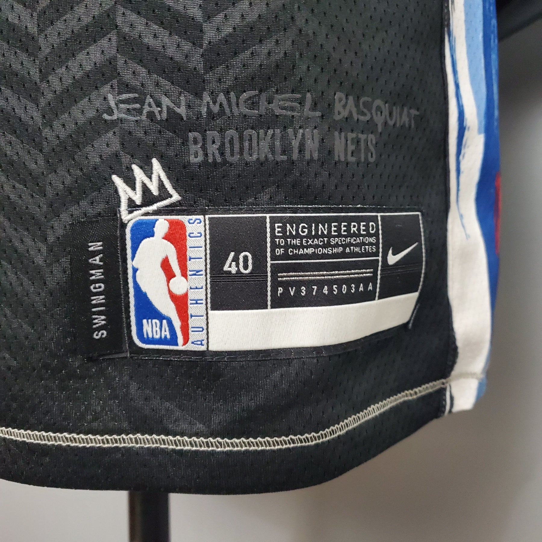 Regata NBA Brooklyn Nets - Kyrie Irving #11 City Edition Black