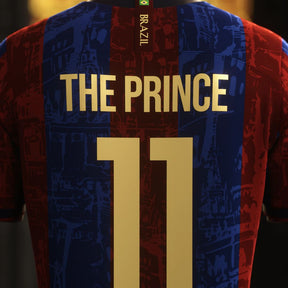 Camisa Barcelona The Prince 2024 Edição Legends Neymar