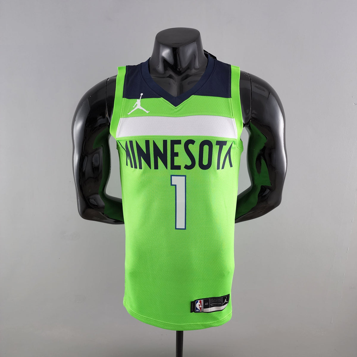 Regata NBA Minnesota Timberwolves - Edwards #1 Green