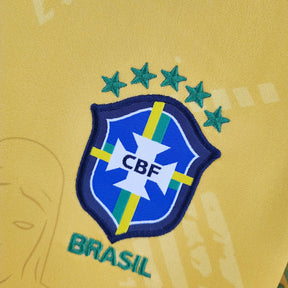 Camisa Feminina Seleção Brasil 2022/22 Amarelo Conceito - ResPeita Sports