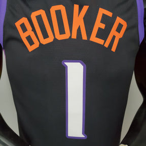 Regata NBA Phoenix Suns - Booker #1 The Valley Edition Black