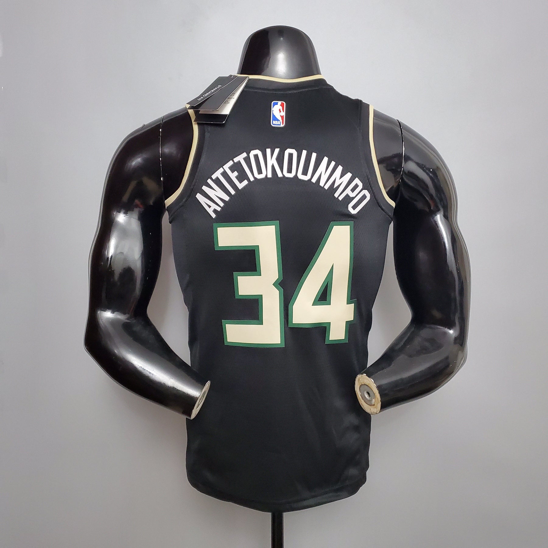 Regata NBA Milwaukee Bucks - Antetokounmpo #34 Theme Edition Black