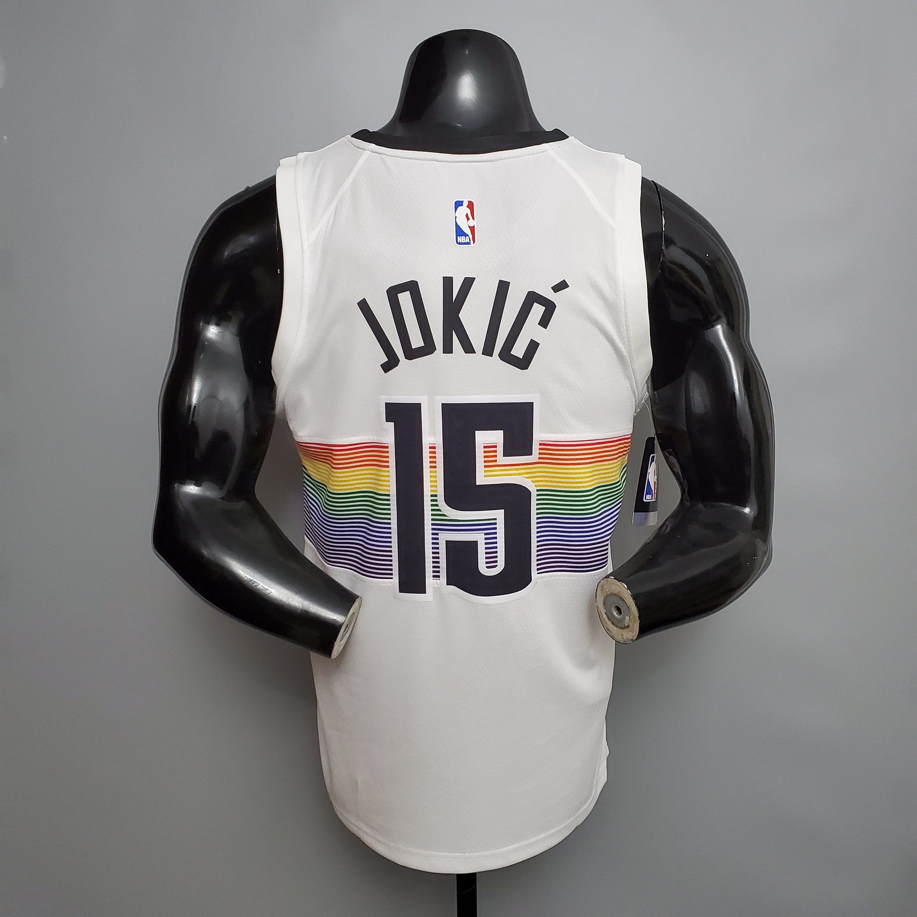 Regata NBA Denver Nuggets - Jokic #15 City Edition White