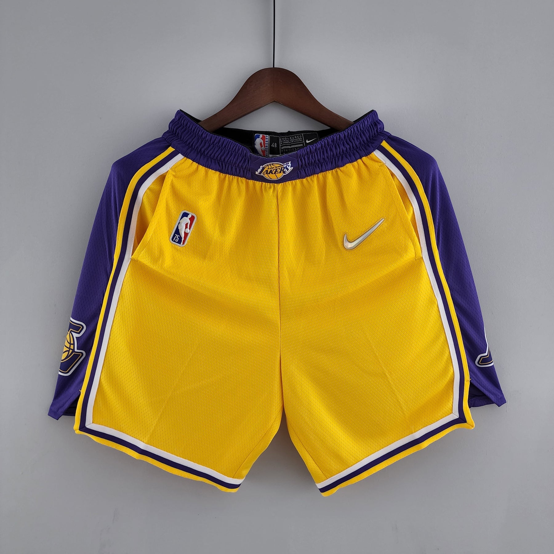 Shorts 75th Anniversary Los Angeles Lakers Yellow NBA