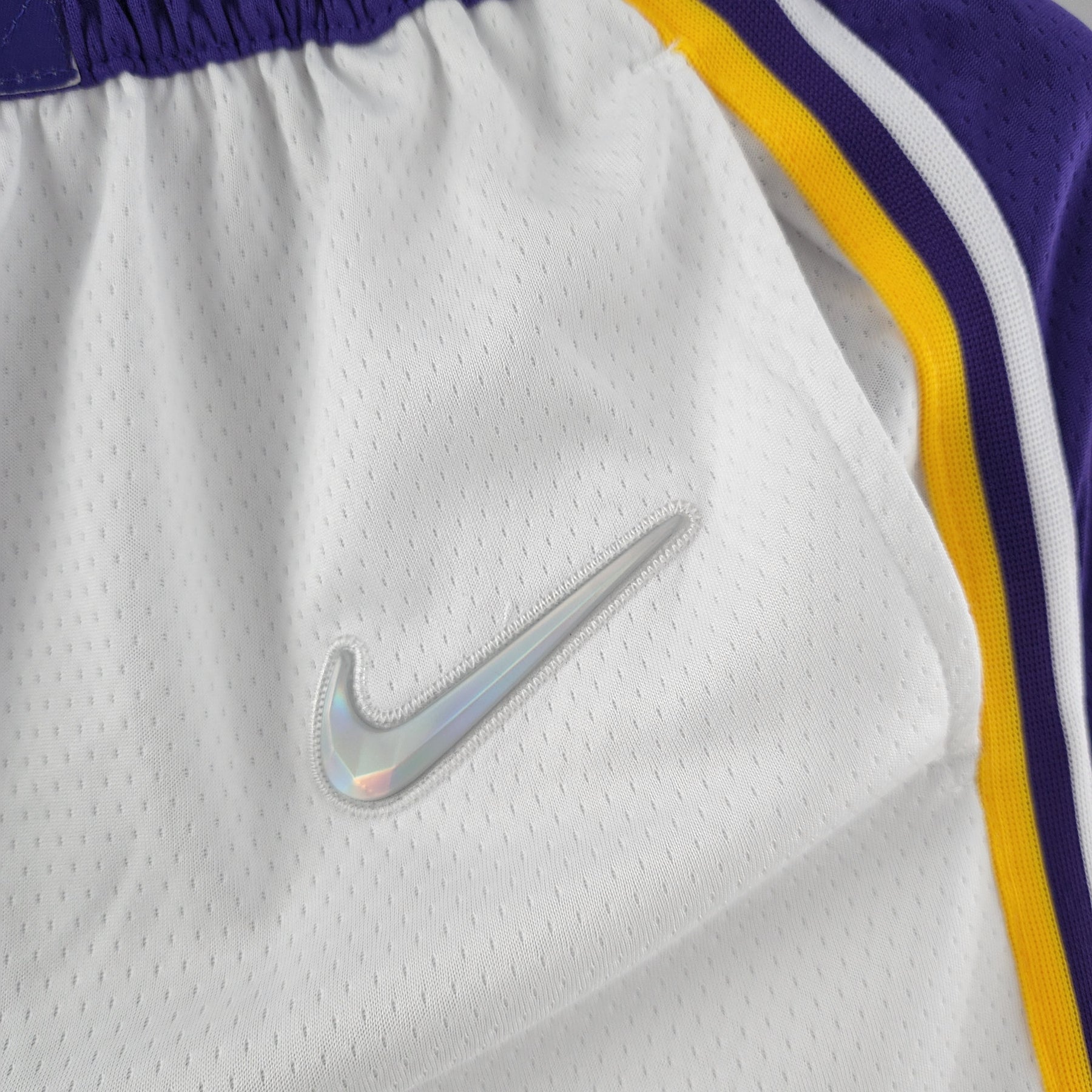 Shorts 75th anniversary Los Angeles Lakers white NBA