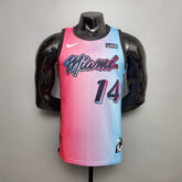 Regata NBA Miami Heat - Hero #14 City Edition Pink Blue