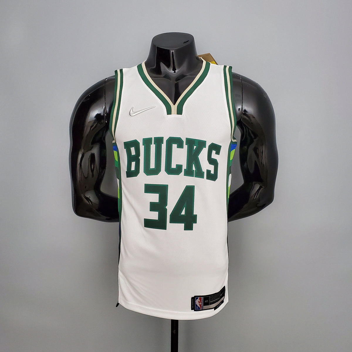 Regata NBA Milwaukee Bucks - Antetokounmpo #34 White