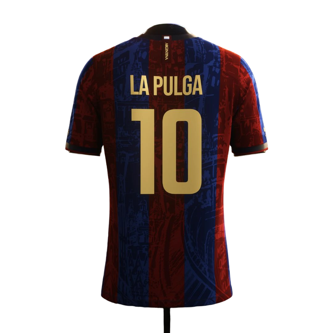 Camisa Barcelona La Pulga 2024 Edição Legends Messi