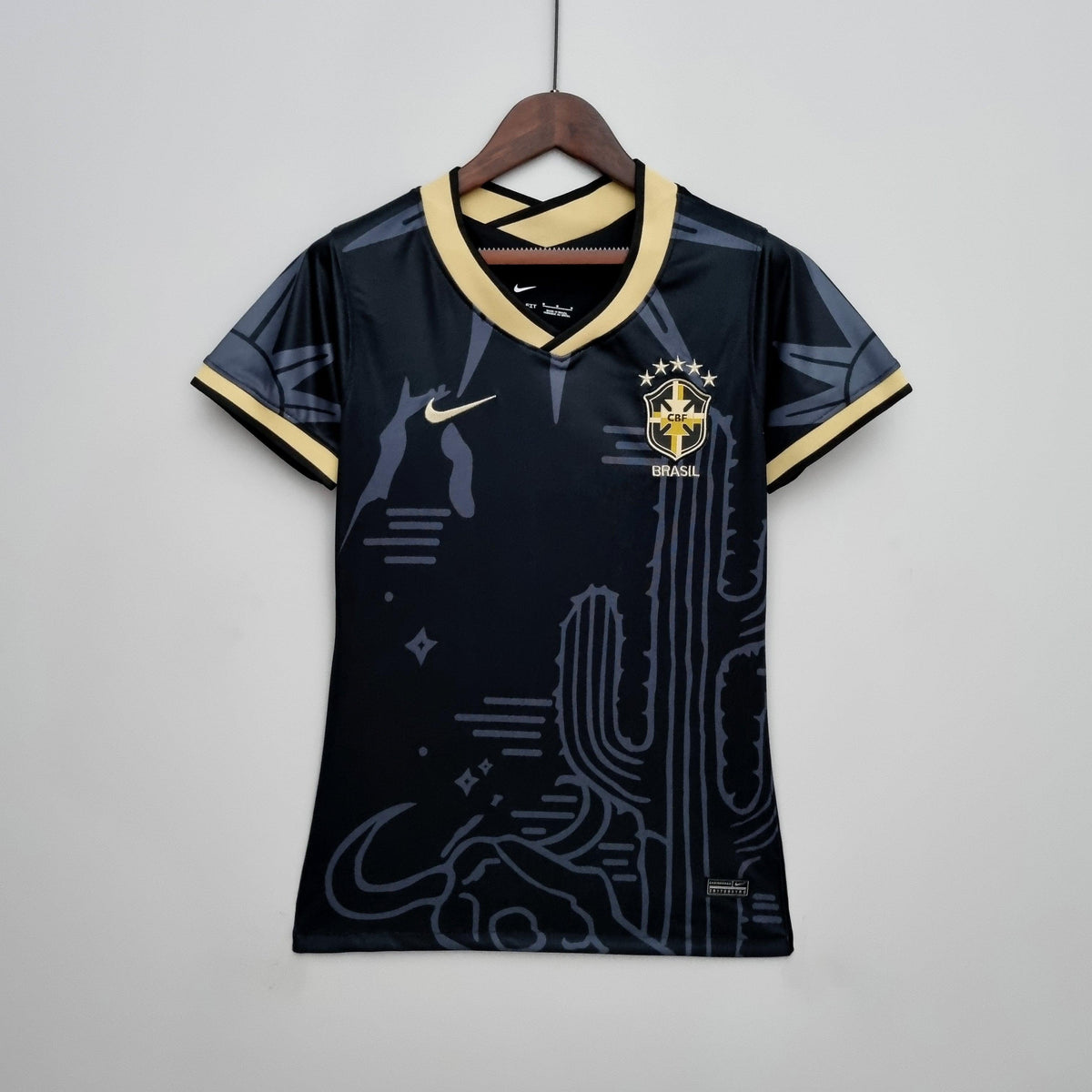 Camisa Feminina Seleção Brasil 2022/22 Black Edition - ResPeita Sports