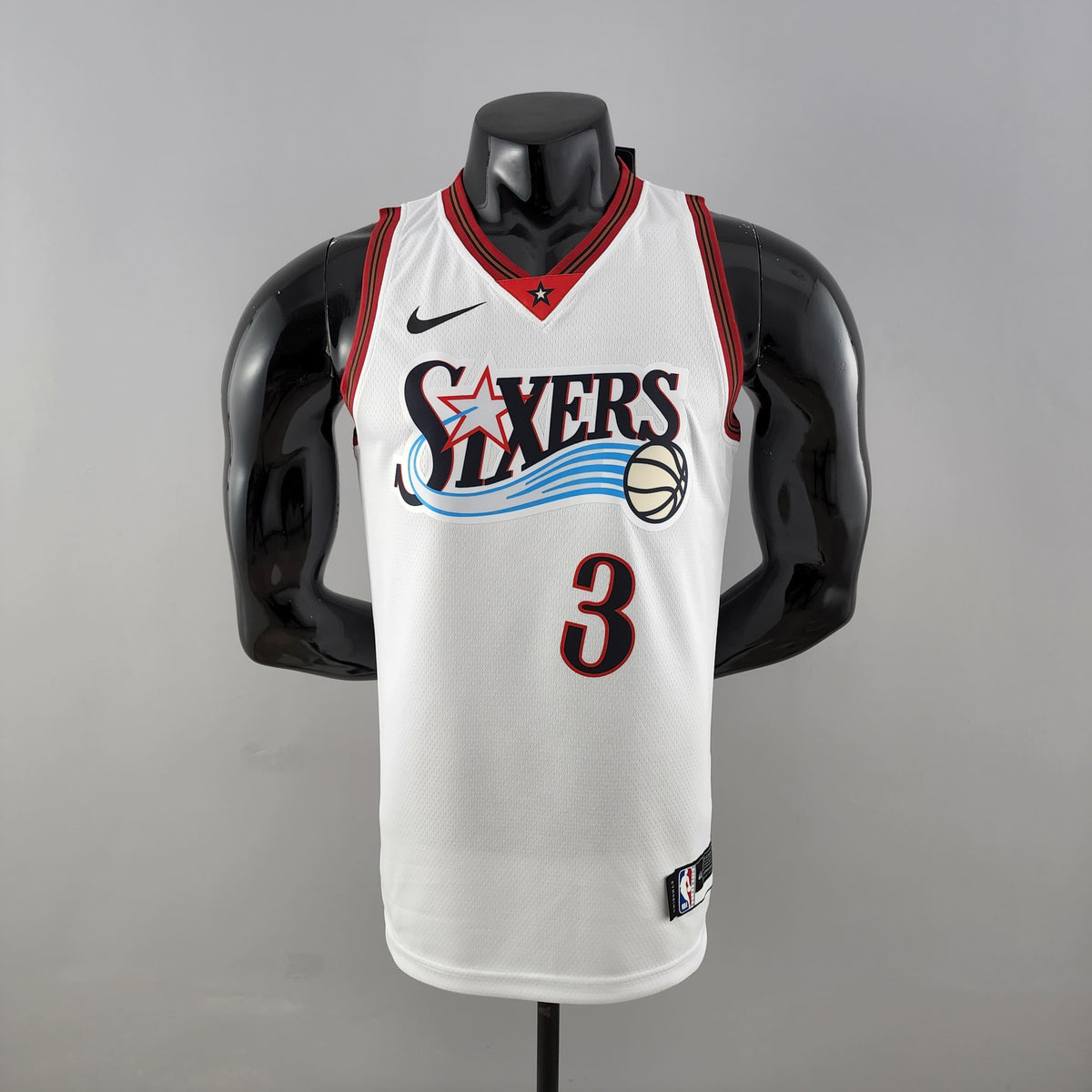 Regata NBA Philadelphia 76ers - Allen Iverson #3 White Retrô - ResPeita Sports