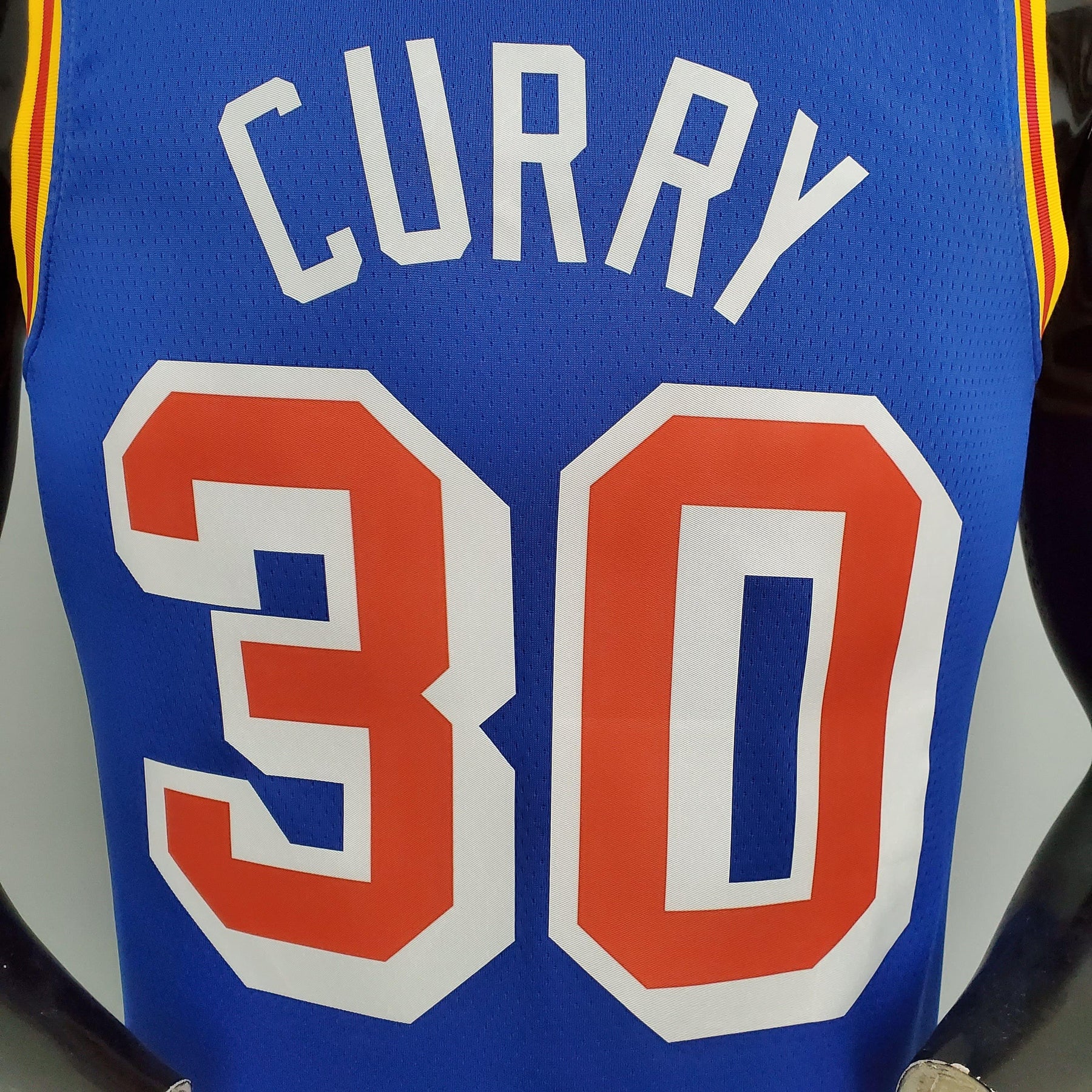 Regata NBA Golden State Warriors - Stephen Curry #30 75th Anniversary Retrô