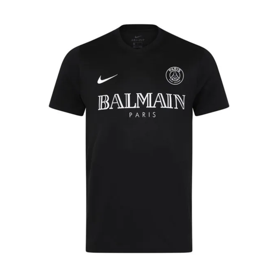 camisa-PSG-PARIS-refletiva-balmain-collab-2024-adidas