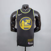 Regata NBA Golden State Warriors - Stephen Curry #30 75th Anniversary Black Edition - ResPeita Sports