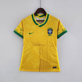 Camisa Feminina Seleção Brasil 2022/22 Amarelo Conceito - ResPeita Sports