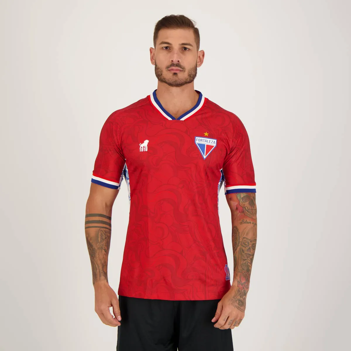 Camisa Fortaleza Leão 1918 Copa do Nordeste 2023