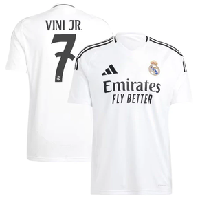 LANÇAMENTO Camisa Real Madrid "Vini Jr. 7" 2024/25 Home