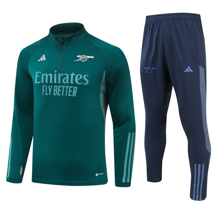 kit-treino-arsenal-zip-curto-2024-verde